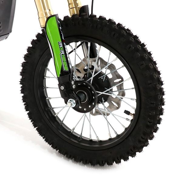 FunBikes MXR 65cm 1300w Green Electric Lithium Mini Dirt Motorbike