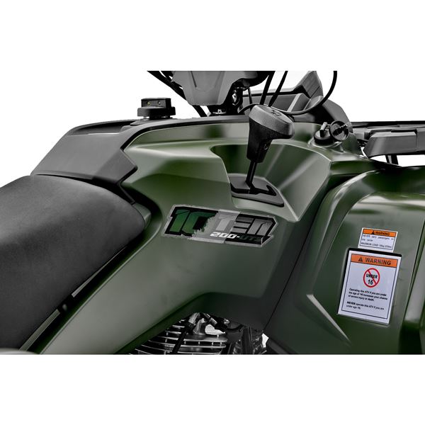 10Ten 200U-T3 176cc Green Quad Bike
