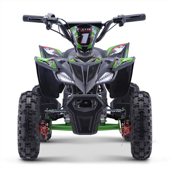 Excite 1000w Green Kids 2023 Premium Electric Mini Quad Bike