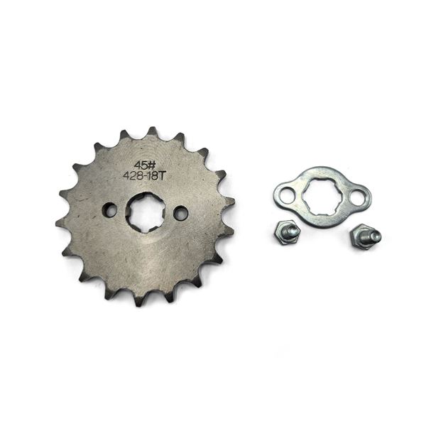 M2R Pit Bike Front Sprocket 428 Pitch 18 Tooth