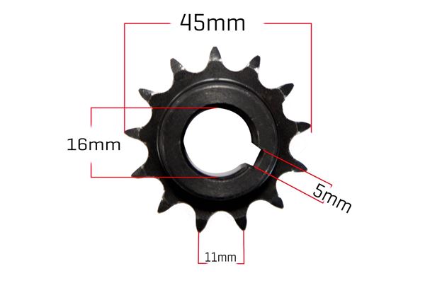 Shark RV50 Secondary Axle Drive Sprocket