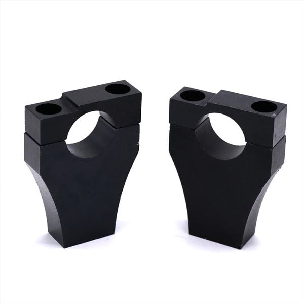 Pit Bike Black Fat Bar Oval Clamps 28mm