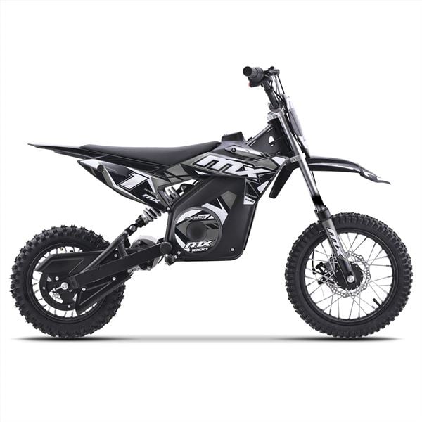 FunBikes MX1000w Grey Kids Electric Dirt Bike