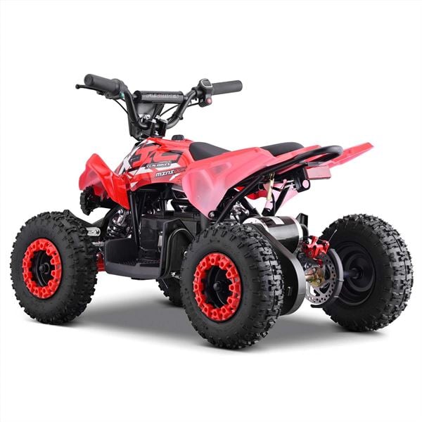 FunBikes Toxic 800w Black Red Kids Electric Mini Quad Bike