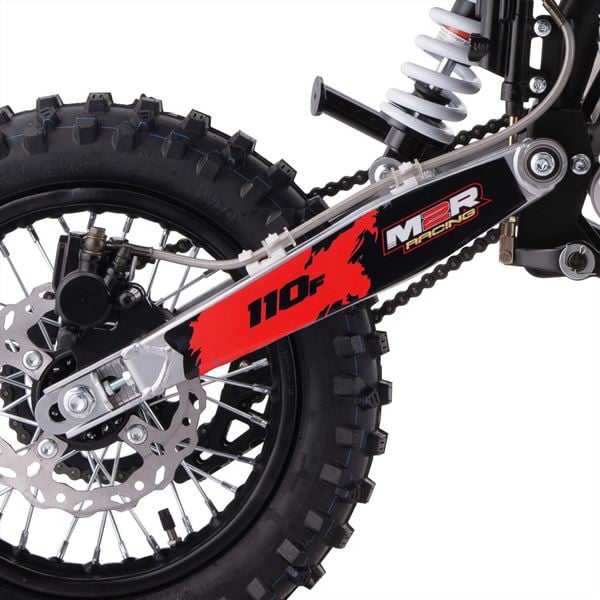 M2R Racing KX110F 110cc 14/12 76cm Red Semi-Automatic Pit Bike 2025 Model
