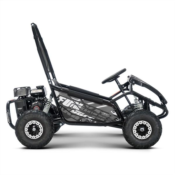 FunBikes Funkart Pro 98cc Grey Kids Petrol Go Kart