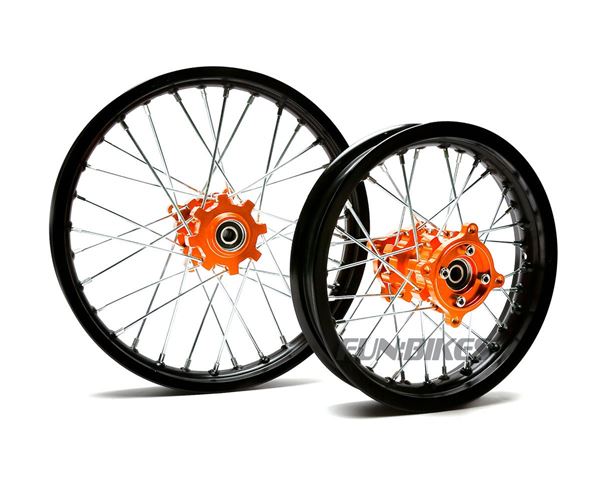 Pit Bike Wheel Rims 14" 12" SDG CNC Gold Hub