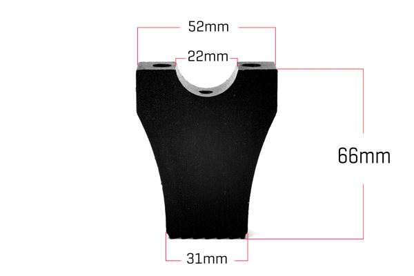 M2R RF160 S2 Pit Bike Handlebar Bottom Clamp