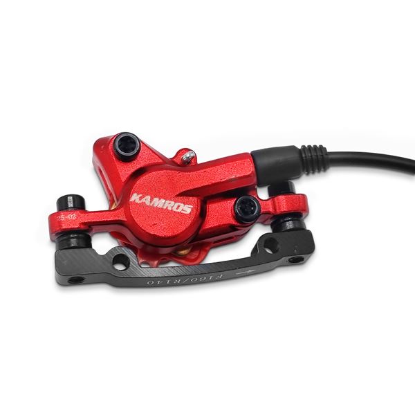 FunBikes MXR 2000w Electric Dirt Bike KAMROS Red Rear Hydraulic Brake Assembly