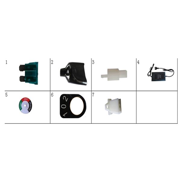 T-Max Roughrider 1000w Quad Bike Speed Switch Sticker