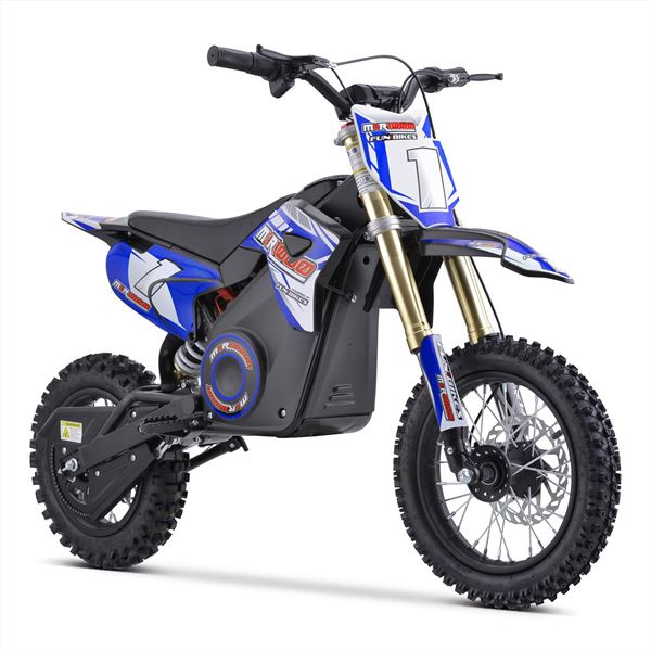 FunBikes MXR 1000w 36v Electric Motorbike 12/10 65cm Blue Kids Dirt Bike