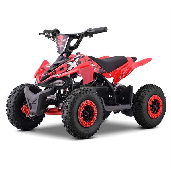 FunBikes Toxic 800w Black/Red Kids Electric Mini Quad Bike V4