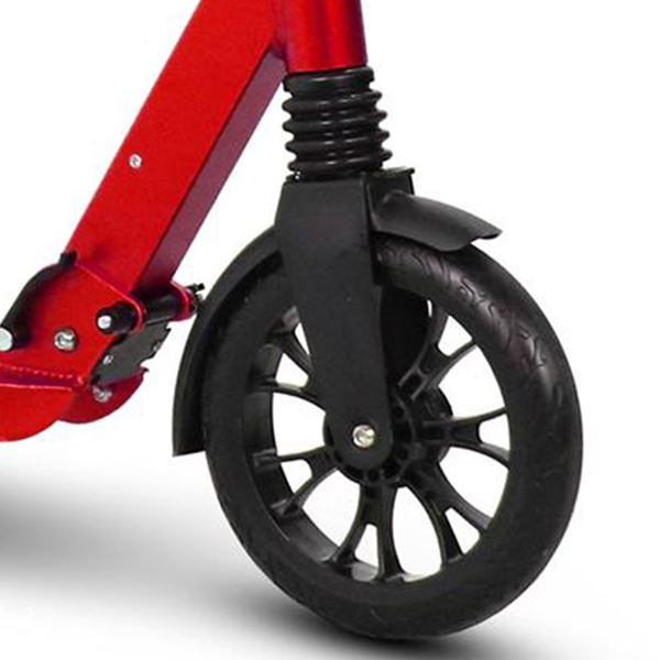 Mashed Up PREMIUM City Commuter 200mm Red Adjustable Folding Kick Scooter