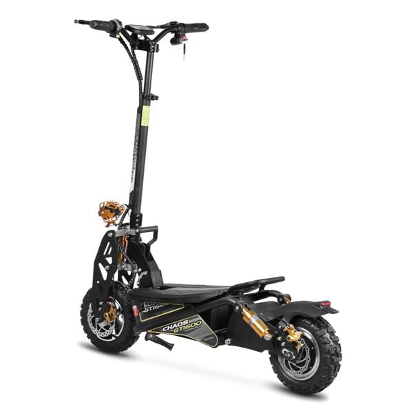 Chaos GT1600 Sport 48v 15.6ah Li Hub Drive Black Off Road Electric Scooter