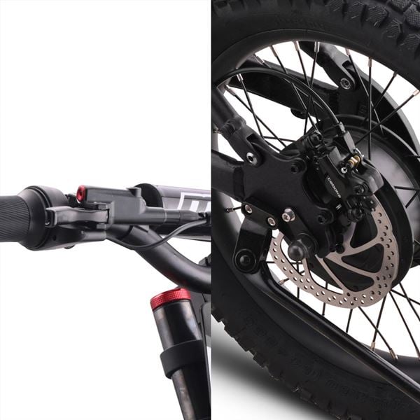 FunBikes MXR Freestyle 18" 500w 36v Li 18/18 Black Electric MX Bike