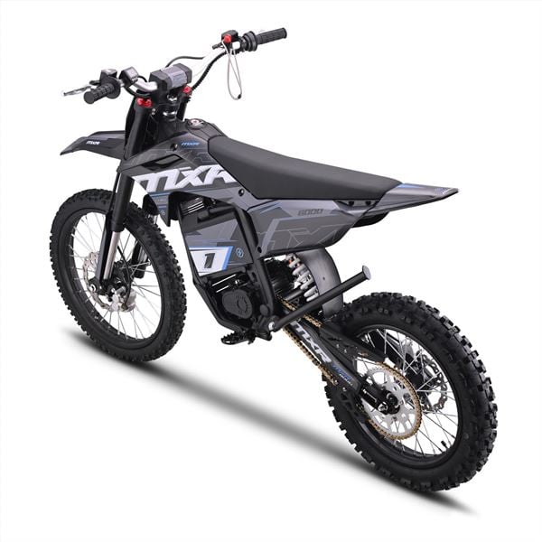 FunBikes MXR 6000 (8000w PP) 72v 35ah Li 19/16 Black Electric Dirt Bike