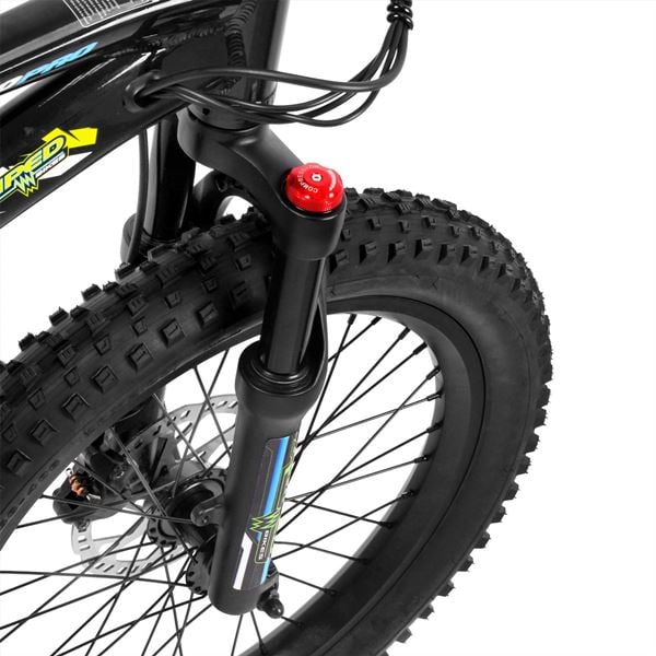 Amped A20 Pro Black 800w 36v 10ah Electric Balance Bike