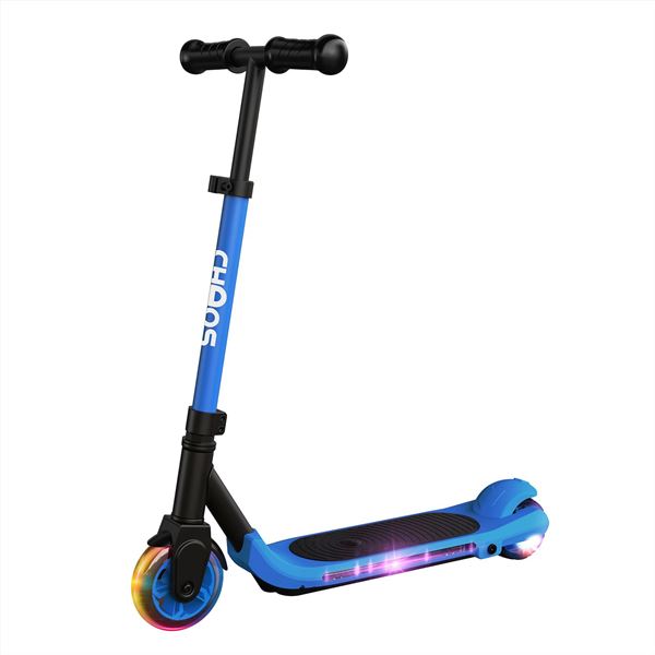 Chaos 60w Funky Light Colour Wheel Blue Kids Electric Scooter