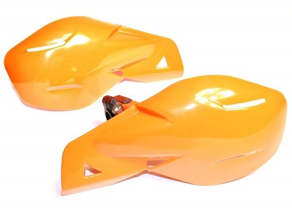 Pit Bike Handlebar Brush Guards Orange