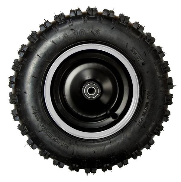 Funbikes Toxic Electric Mini Quad White Front Wheel