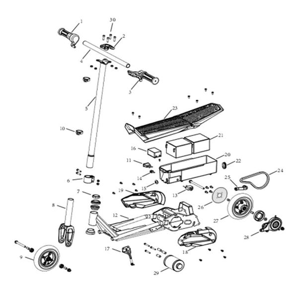 Chaos 24v 100w Electric Scooter Control Box