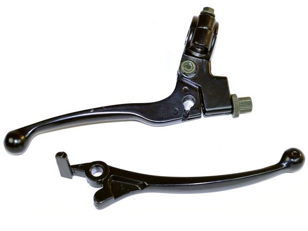 Pit Bike Clutch & Brake Lever Set Black