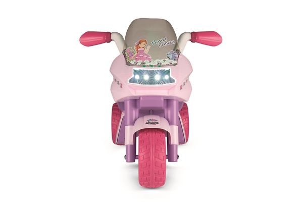 Peg Perego Flower Princess Kids 6v Ride On Three-Wheel Motorbike