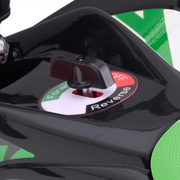 FunBikes Toxic 800w Black Green Kids Electric Mini Quad Bike