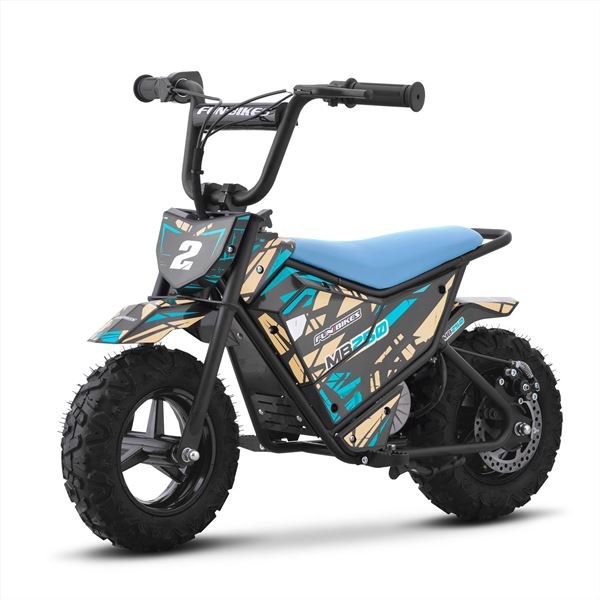 FunBikes MB250 43cm Motorbike 250w Blue Electric Kids Monkey Bike
