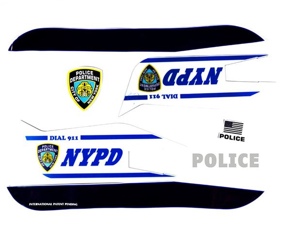Velocifero NYPD Full Sticker Set