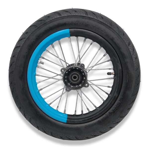 FunBikes MXR 2000w Electric Dirt Bike Motard Rear Wheel 90/90-12