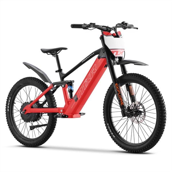 MXR Freestyle 24" 1500w 36v Li 24/24 Red MX Kids Electric Balance Bike