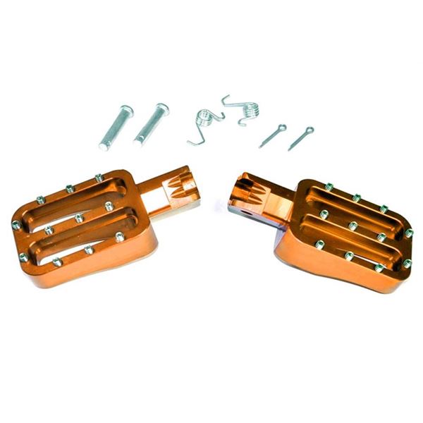 Gold CNC Pit Bike Foot Pegs