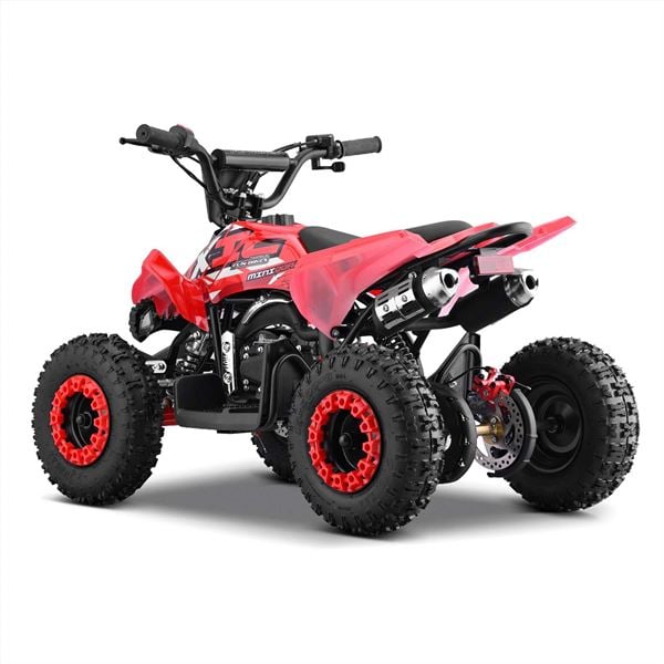 FunBikes Toxic 50cc Red Kids Petrol Mini Quad Bike
