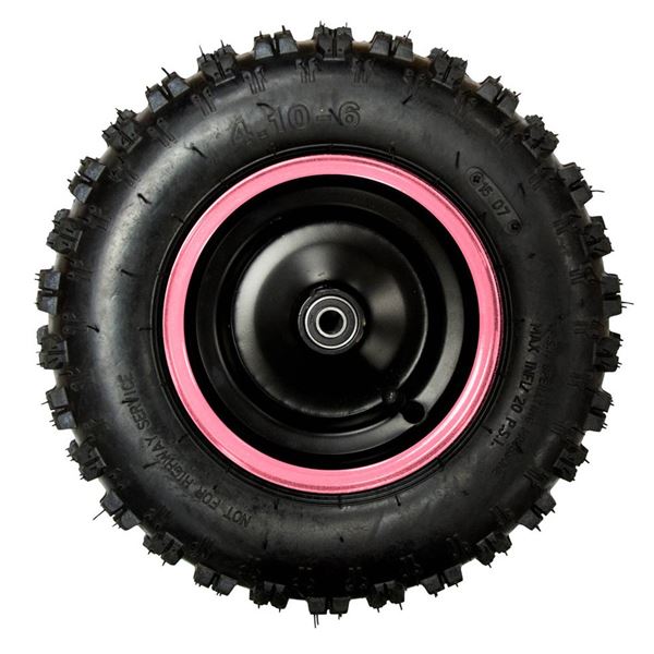 Mini Quad Bike Pink Front Wheel