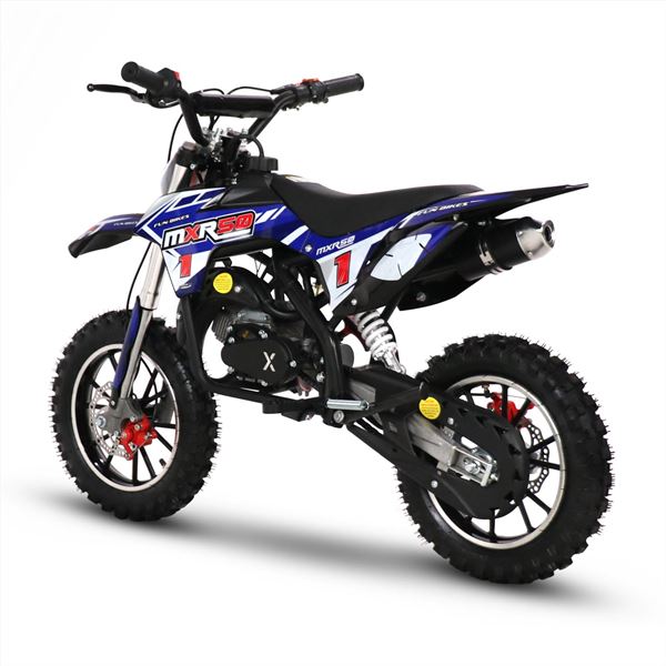 FunBikes MXR 50cc 61cm Blue Black Kids Mini Dirt Motorbike