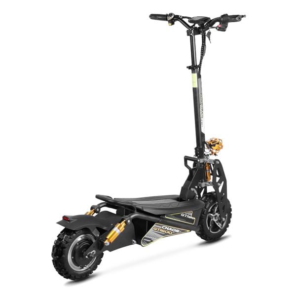 Chaos GT1600 Sport 48v 15.6ah Li Hub Drive Black Off Road Electric Scooter