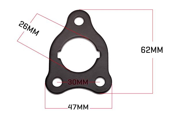 M2R 50R Ignition Barrel Bracket