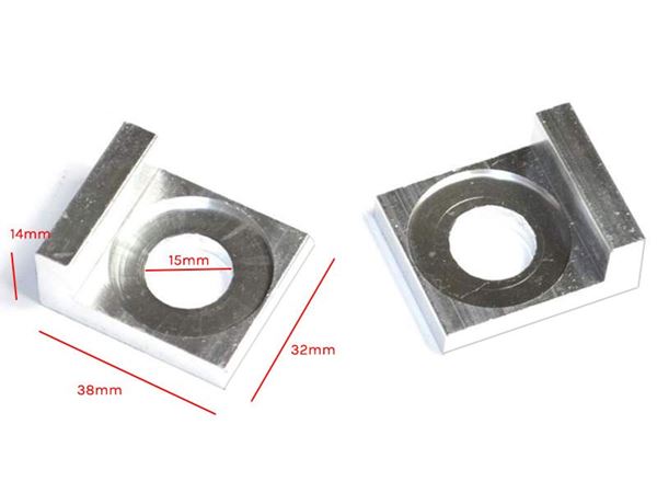 Pit Bike Chain Adjusters Silver