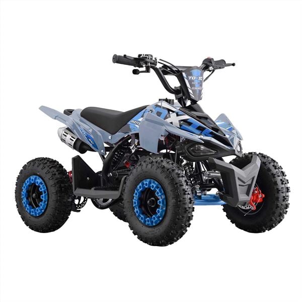 FunBikes Toxic 50cc Blue Kids Petrol Mini Quad Bike