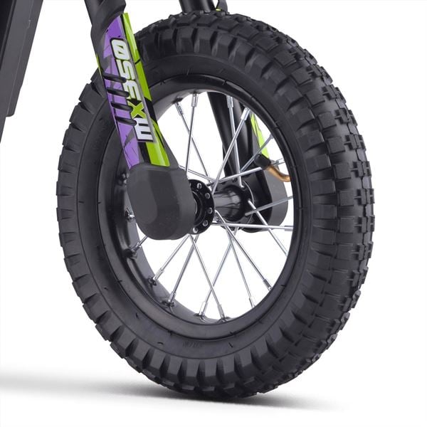 FunBikes MX350 36v 12/12 51cm Lithium Green Electric Kids Dirt Bike