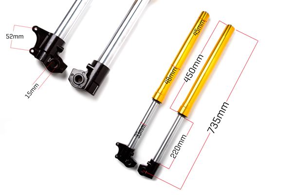 M2R KMX140 KMX160 Pit Bike Fork Legs