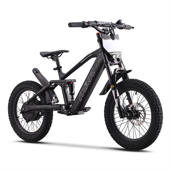 FunBikes MXR Freestyle 18" 500w 36v Li 18/18 Black Electric MX Bike