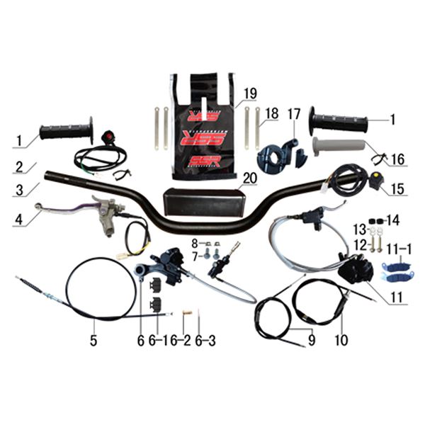 Ten10 250R Dirt Bike Kill Switch