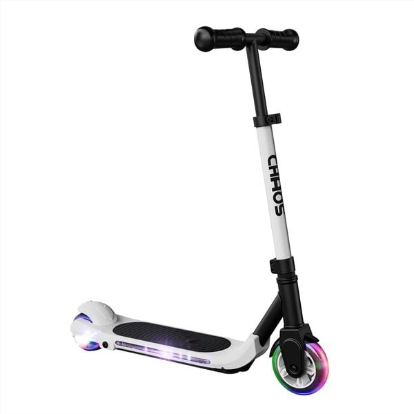 Chaos 60w Funky Light Colour Wheel White Kids Electric Scooter