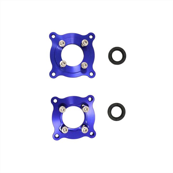 Pit Bike Blue CNC Wheel Set with Kenda Tyres & SDG Hubs - 17''F / 14''R