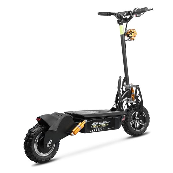Chaos 1600w 48v SLA Hub Drive Black Off Road Electric Scooter