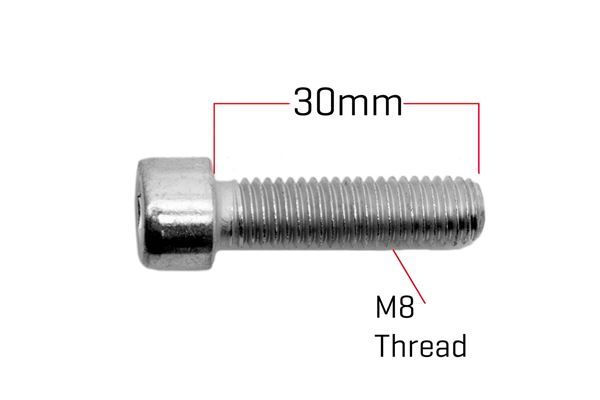 M2R 90R Handlebar Clamp Top Bolt