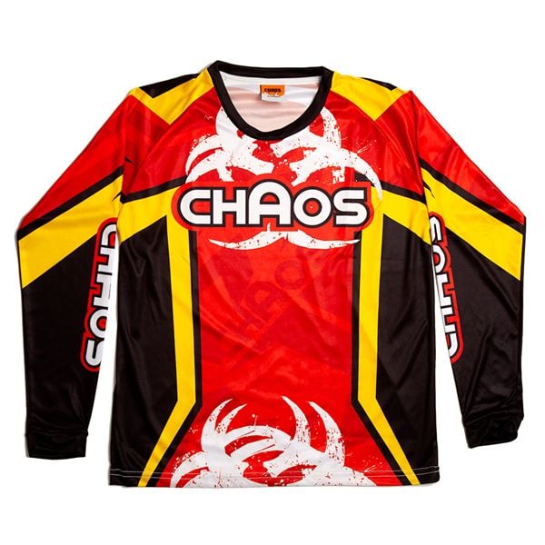 Chaos Kids Off Road Motocross Shirt Red