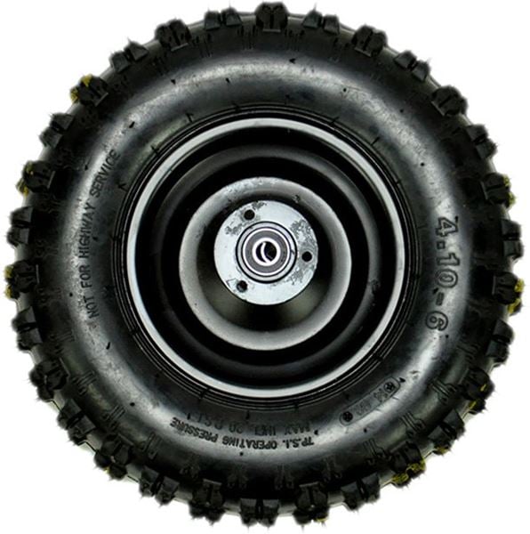 Funbikes Toxic Electric Mini Quad White Front Wheel